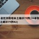 31省区市新增本土确诊75例(31省新增本土确诊75例42)