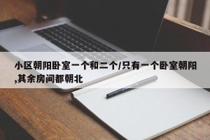 小区朝阳卧室一个和二个/只有一个卧室朝阳,其余房间都朝北