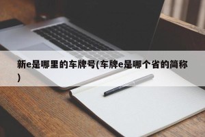 新e是哪里的车牌号(车牌e是哪个省的简称)